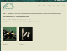 Tablet Screenshot of naiant.com